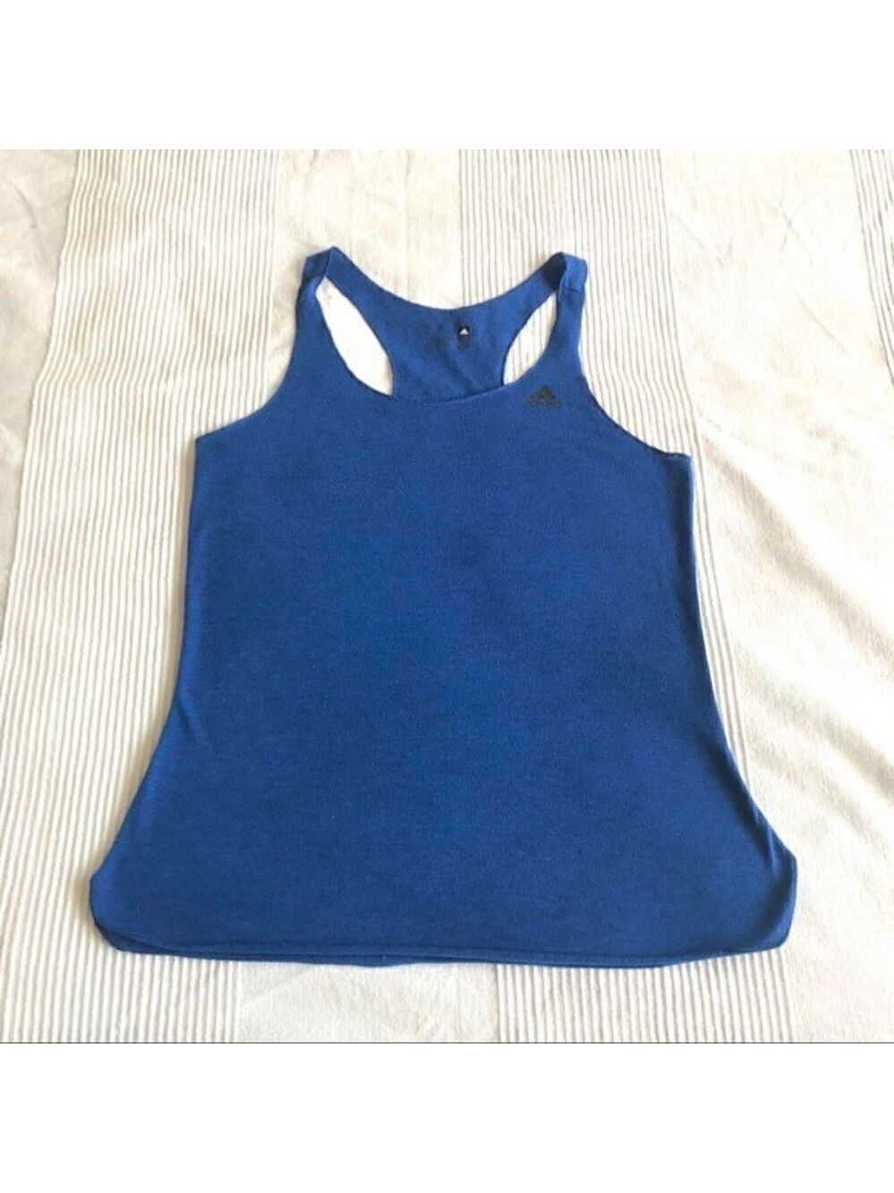 Adidas Climalite Racerback Tank Small Blue